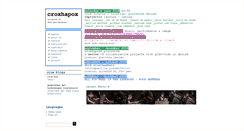 Desktop Screenshot of croxhapox.org